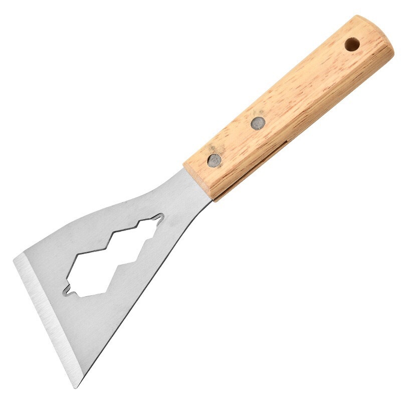 Thickened stainless steel cleaning scraper, grouting scraper, putty scraper, cement scraper, glue removal scraper, multi-functional decoration tool scraper Item Picture