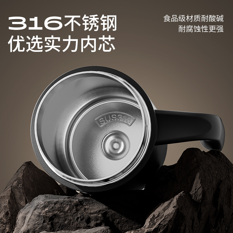 Smart insulated cups for men and women, 316 stainless steel office tea cups, large-capacity water cups, household tea and water separation business cups Application Scenario
