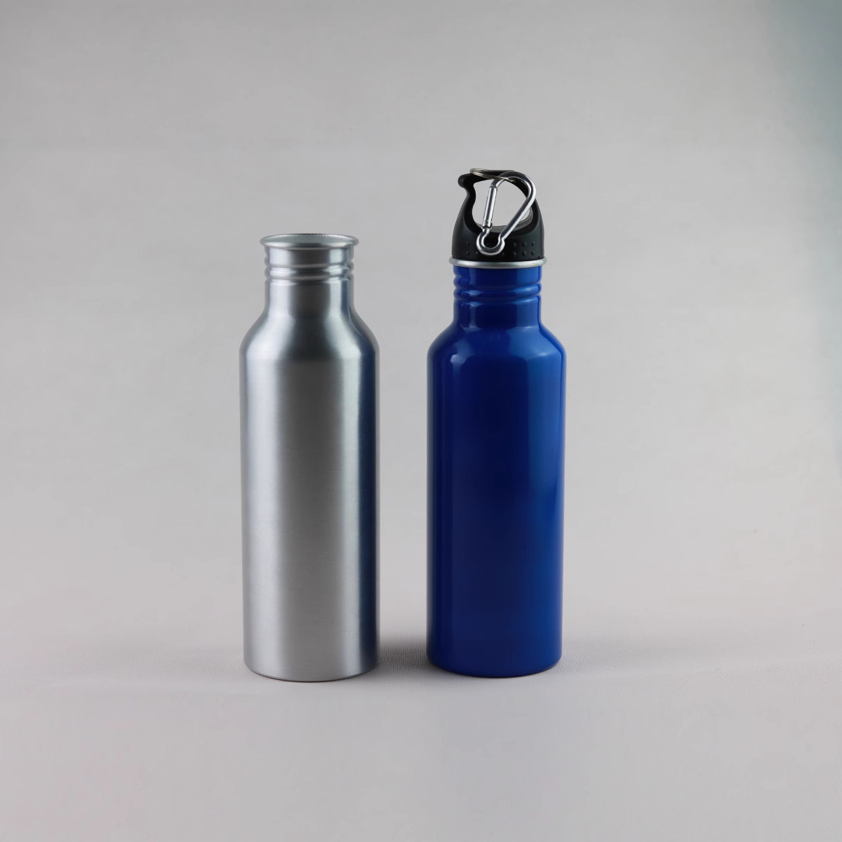 Customized 304 stainless steel large-mouth sports water bottle, American-style outdoor handle single-layer cross-border mountaineering portable cold water bottle Specification drawing