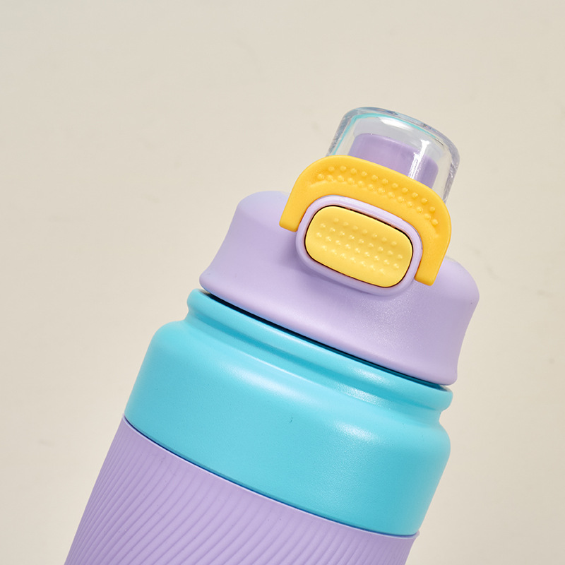 2023 New 316 stainless steel insulated cup, Tonton cup, portable hand-held large-capacity straw cup, bouncing water cup Specification drawing