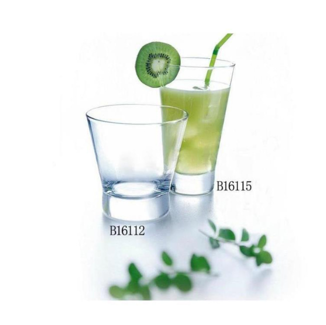 Thai Ouxin heat-resistant water cups, glass cups, beverage cups, juice cups, whisky cups, tea cups, bubble milk tea large-mouthed cups Specification drawing