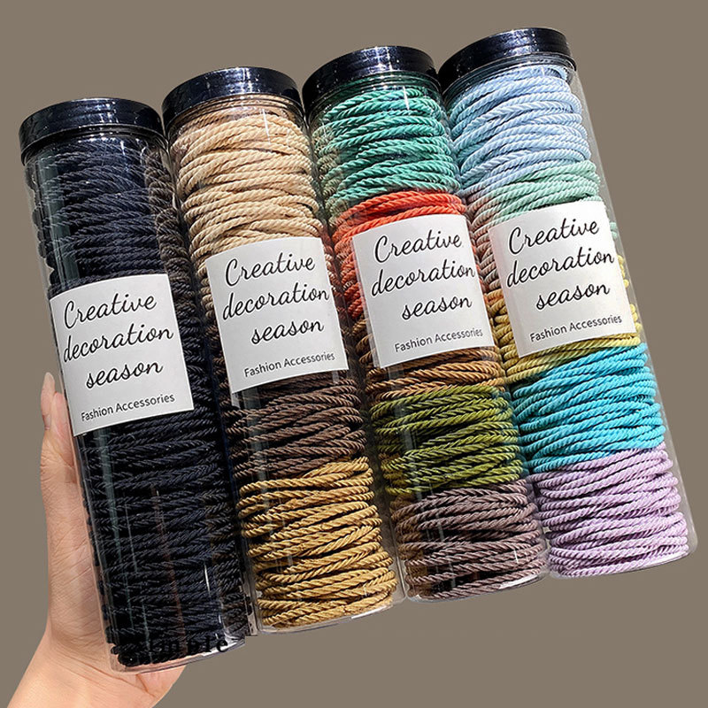 High-elasticity rubber band for girls to tie their hair, simple and elegant. 2022 new style rubber band hair band, durable hair full figure