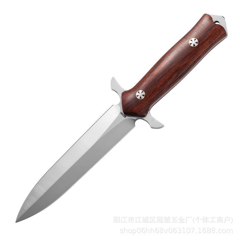 The best-selling M390 powder steel one-piece straight knife from Shengjian on e-commerce platforms, an outdoor hand-handled meat knife with sharp edges and high hardness Item Picture