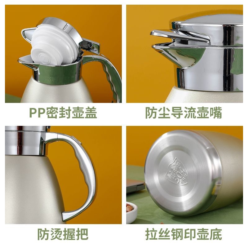 Customized 304 stainless steel insulated water kettles for restaurants, hotels, large-capacity insulated water kettles and coffee hot water kettles Application Scenario