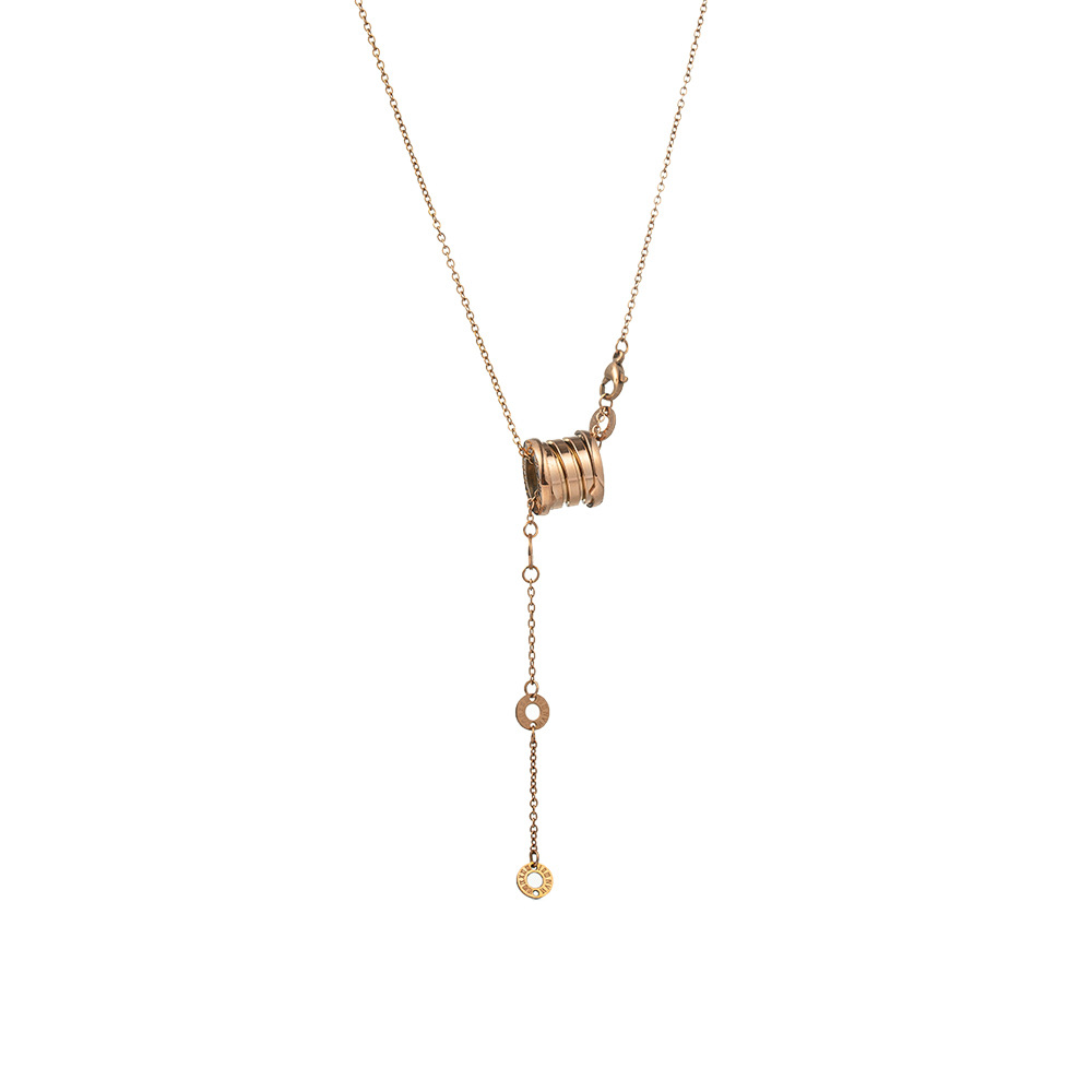 Personalized and fashionable spring waist titanium steel necklace for women, light luxury, non-fading, versatile collarbone chain, a popular accessory Item Picture