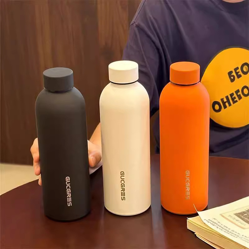 Cross-border household 304 stainless steel water cup, American-style portable large-capacity sports water bottle, simple small-mouthed bottle, insulated cup Specification drawing