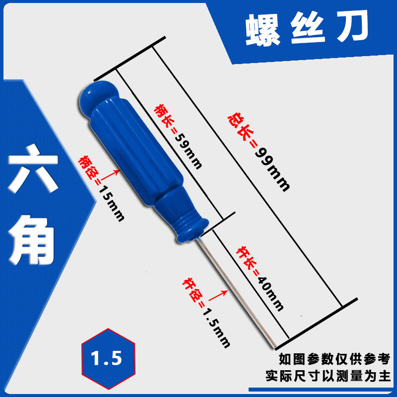 Hex socket screwdrivers ranging from 1.27mm to 4.0mm, mini toy furniture hex socket screwdrivers details Picture
