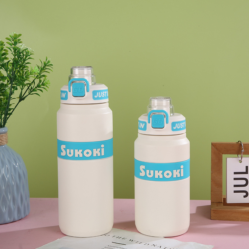 Customized new high-appearation-level large-capacity 316 stainless steel insulated cup, sports water bottle, straw mouth cup and gift cup Application Scenario
