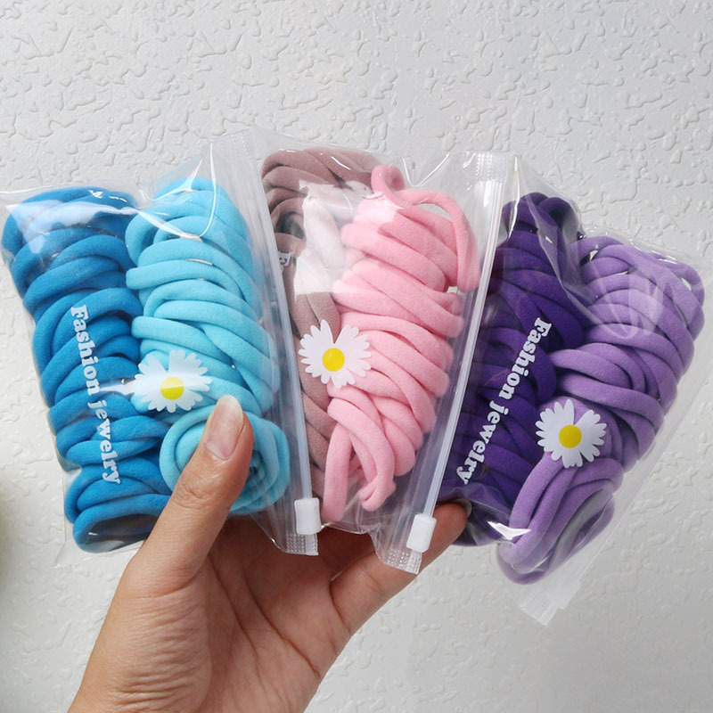 Children's hair accessories, girls' seamless hair ties, high elasticity, no damage to hair, hair bands, hair ties, rubber bands, leather covers, hair ties, headwear Specification drawing