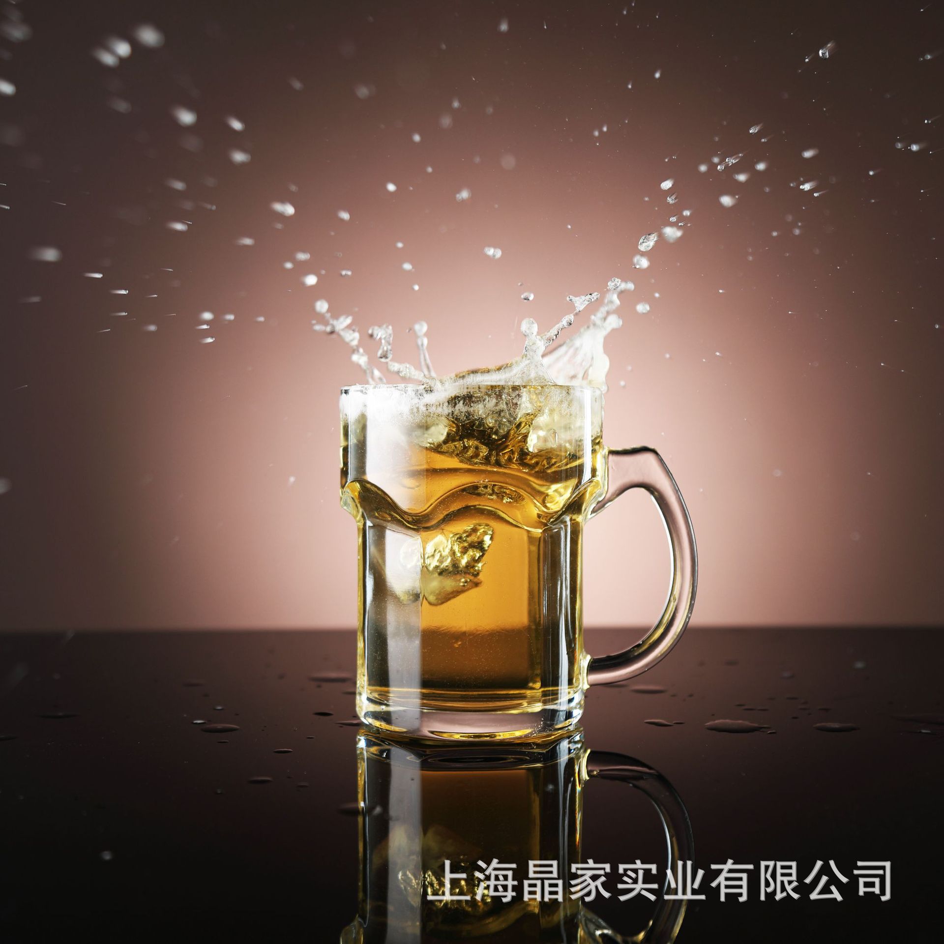 【 Factory Direct Sales 】 Craft beer mugs, draft beer cups, thickened glass with handles, tea and cold drink cups can be printed with logos details Picture