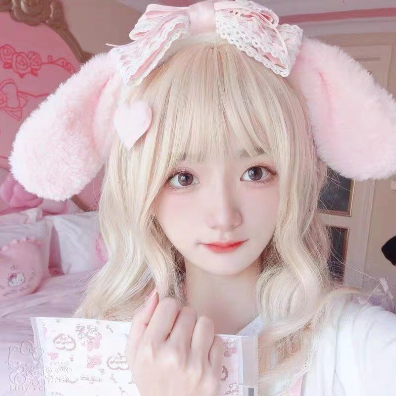 The cinnamon dog hairband is super cute. The big eared dog headband is a cartoon plush face-washing girl's heart hairpin for sale. It's a germination headwear details Picture