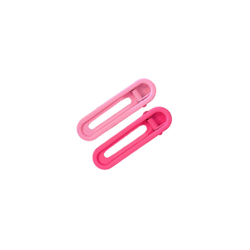 Candy-colored hair clips, Korean Instagram side clips, duckbill clips, bangs, one-line clips, colorful small clips, hair clips and headwear Item Picture