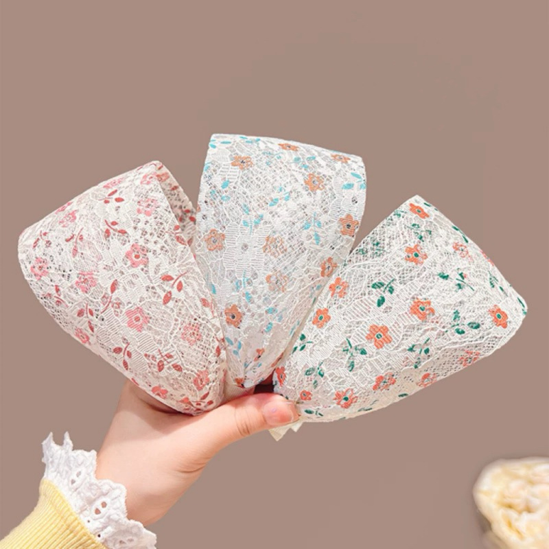 Spring Flower wide-brimmed hairband for women, 2025 New style, country style, versatile for going out, washing face, pressing hair, hairband, hairpin headwear details Picture