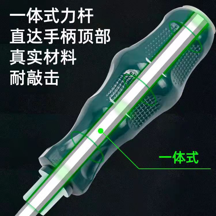Wholesale of keyable through-hole screwdrivers, flat-head cross-head screwdrivers, multi-purpose plum blossom screwdrivers and screwdrivers details Picture