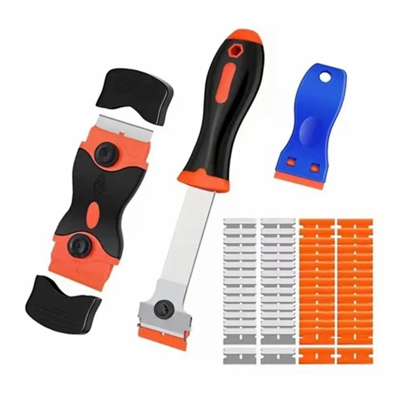 Plastic small scraper, glue removal scraper, car film application tool, stain removal small scraper, household stain removal and cleaning scraper Application Scenario