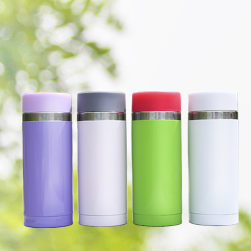 Factory direct supply of 304 stainless steel vacuum creative straight insulated cups, direct drinking cups, outdoor sports portable water cups details Picture
