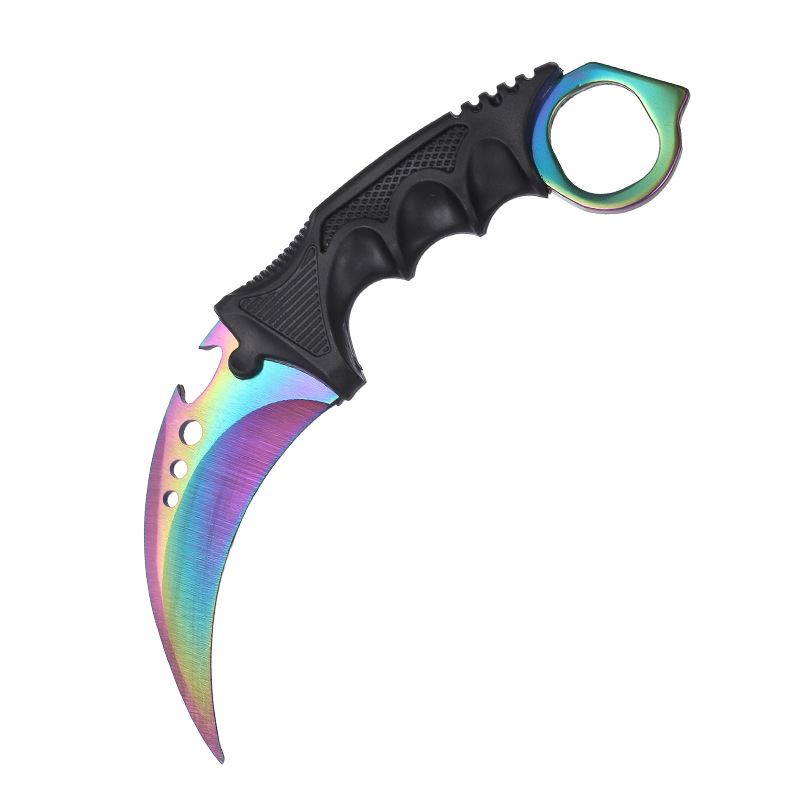 The original manufacturer's thickened claw knife, the same hand practice knife as the CSGO game, and the outdoor and wild curved knife undefined