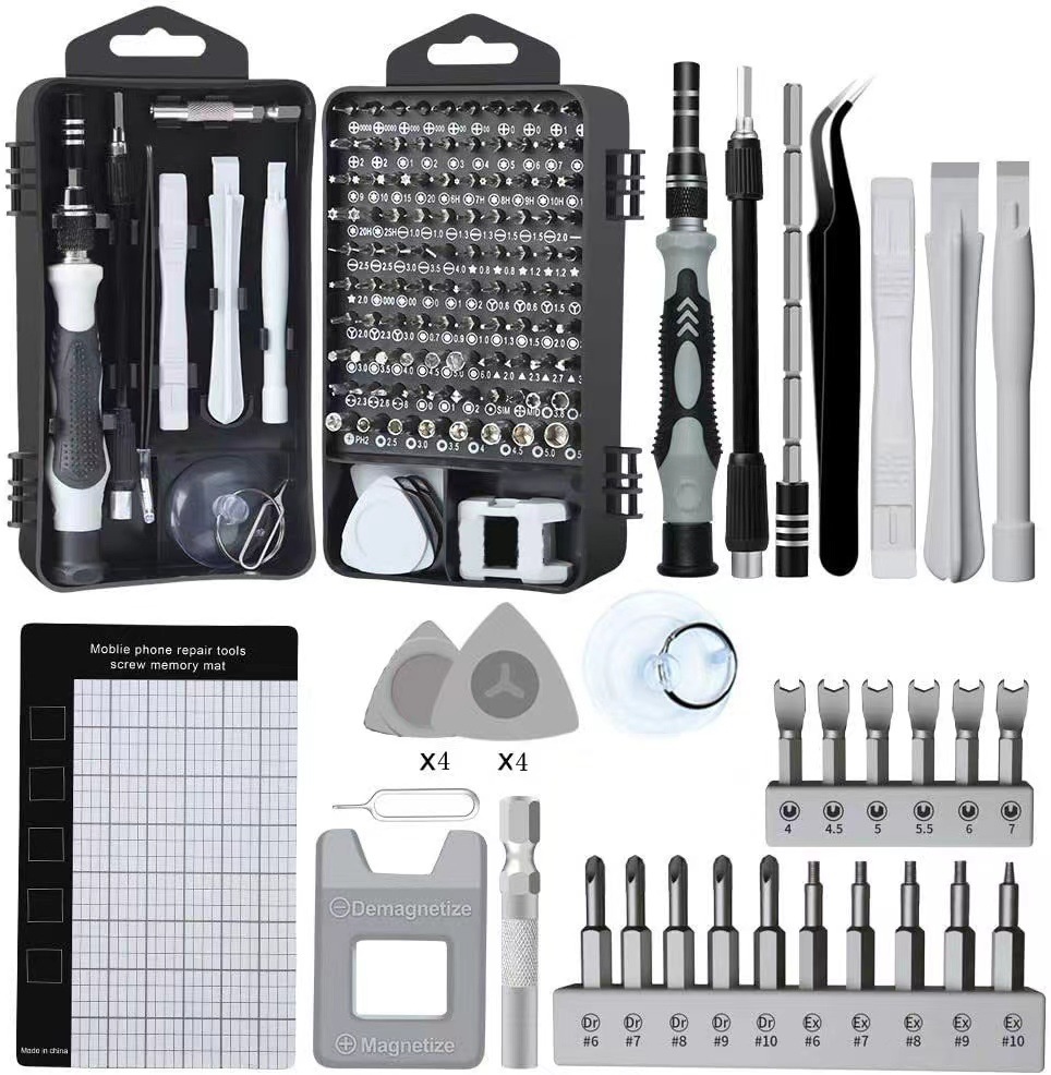 115-in-one Cross-border Screwdriver Set, hardware tools, multi-functional screwdriver, mobile phone disassembly and repair tools undefined