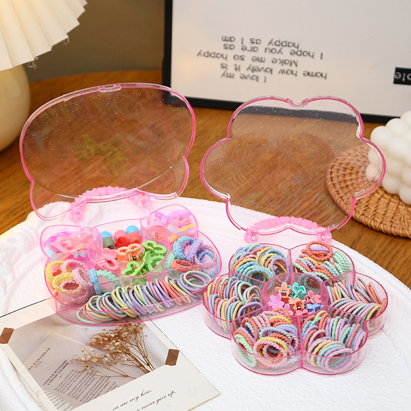 New children's little princess shoulder bag, hair band, girls' fresh and sweet macaron hair rope, cute hair accessory set, leather band full figure