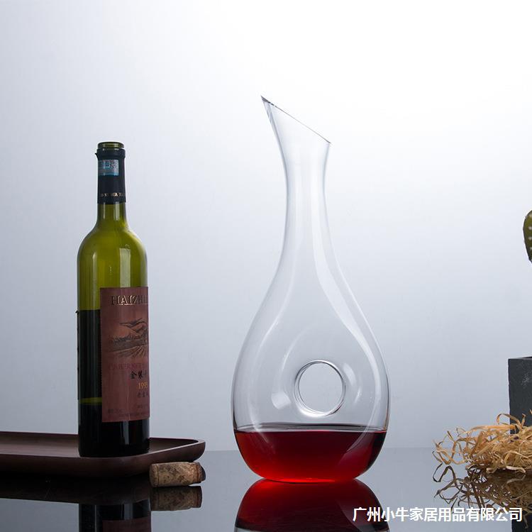 Wholesale of high-end European-style glass wine decanters, hand-blown wine dispensers, wine pouring vessels, wine jugs and wine utensils from manufacturers details Picture