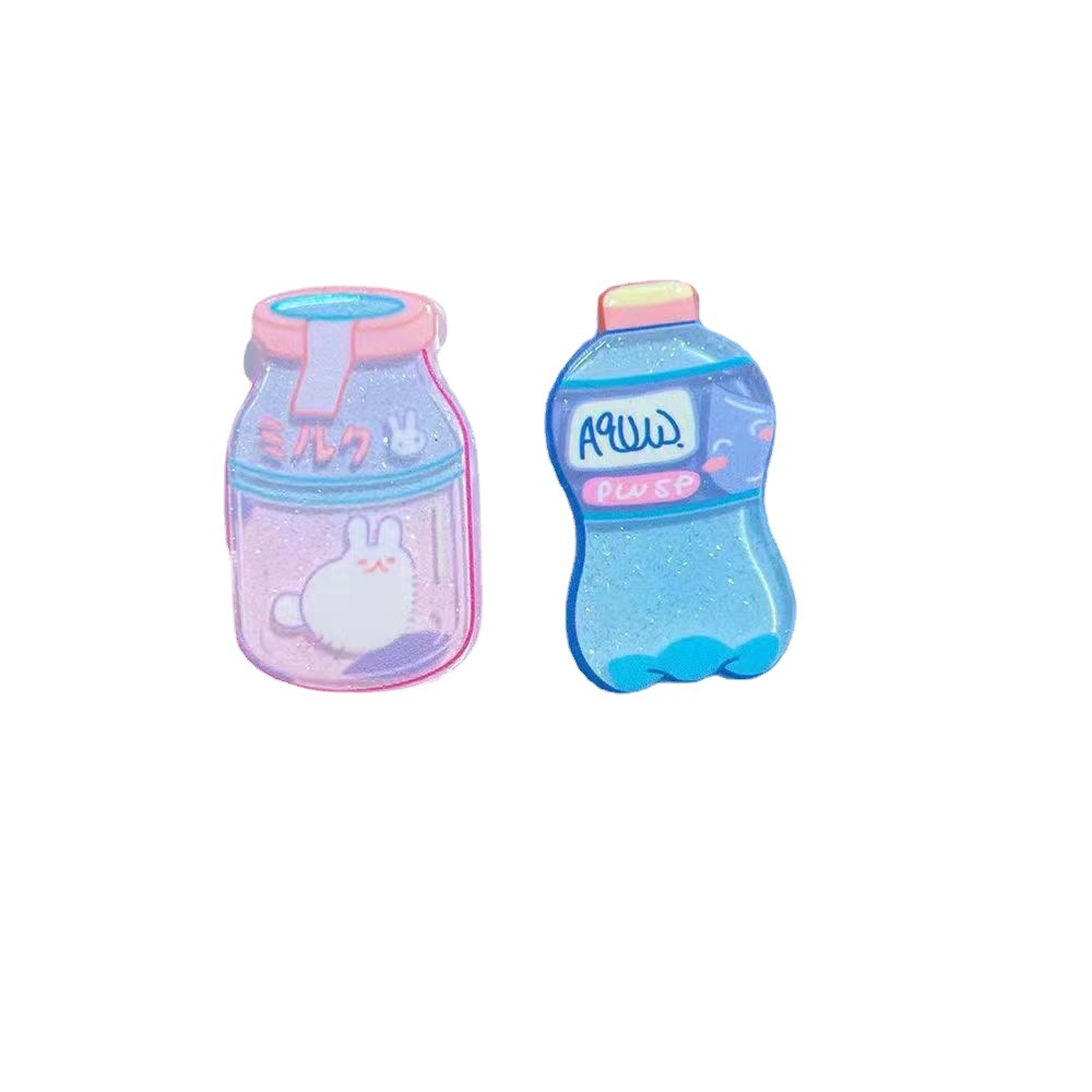 The new fruit soda drink with a duckbill clip is cute and sweet, with a girlish heart. The student side clip is a bangs clip hair accessory Item Picture