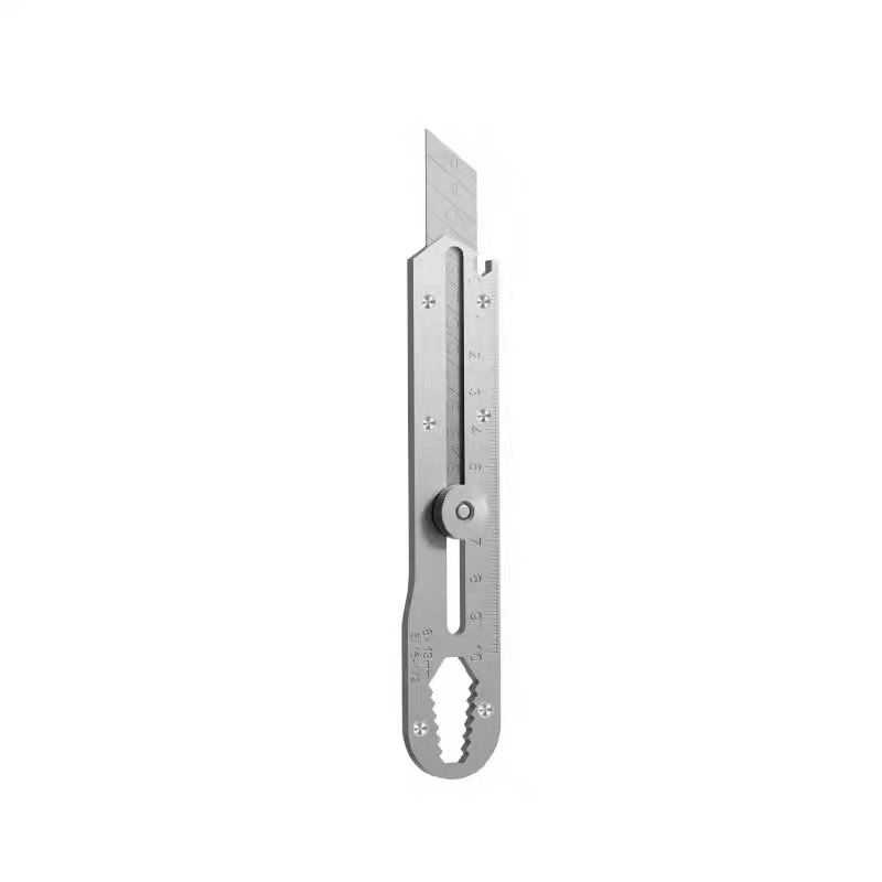 Wholesale free shipping new multi-functional stainless steel utility knife, industrial-grade heavy-duty thickened wallpaper knife, sharp medium knife undefined