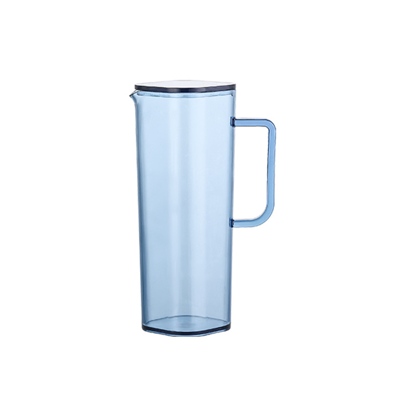 Cold water bottle, square cold water bottle, plastic PC acrylic heat-resistant transparent, restaurant, bar, beverage, juice, bottle, tie pot Item Picture