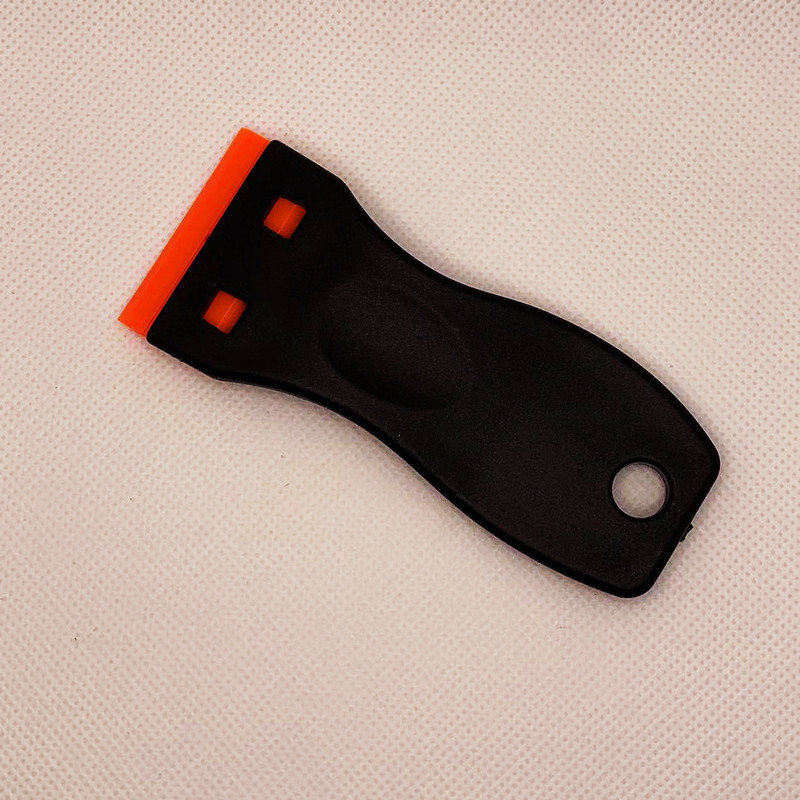 Plastic small scraper, glue removal scraper, car film application tool, stain removal small scraper, household stain removal and cleaning scraper undefined
