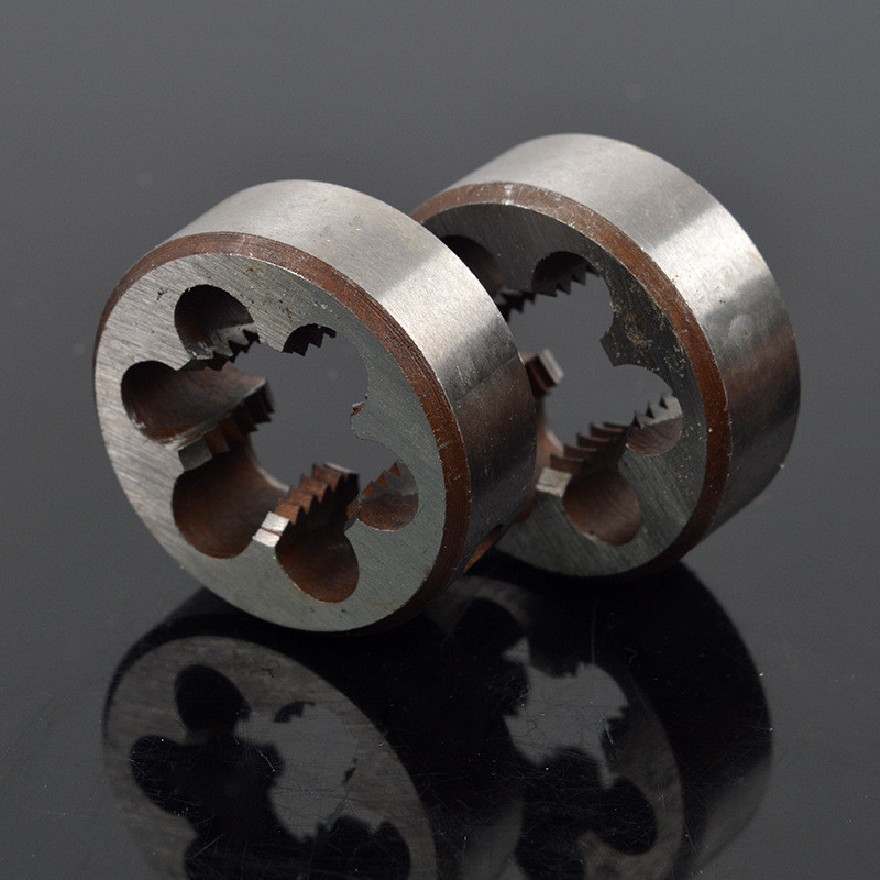 Standard metric thread round die thread screw processing round die thread Specification drawing