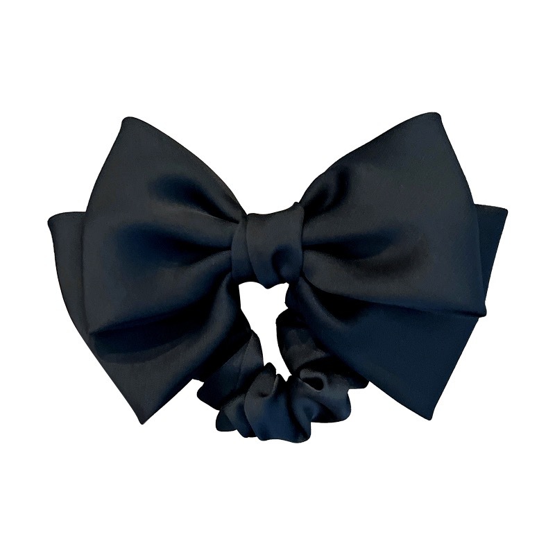 The popular "fugitive princess" has a bow tie, a large intestine hair band, a hair tie, a high-end feminine charm, a ponytail, a leather band, a hair tie and a hair accessory Item Picture