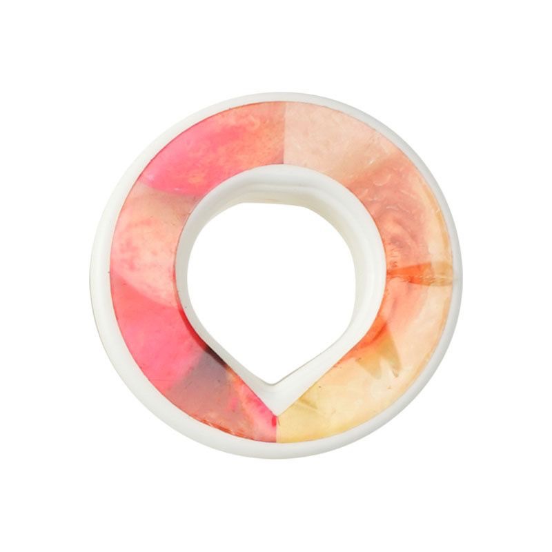 Cross-border bestseller fragrance ring, 0-calorie and 0-sugar extract fragrance ring, teardrop-shaped universal multi-fruit flavor ring, factory direct sales fun ring Specification drawing