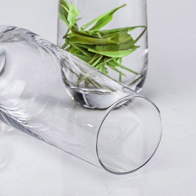Fine tall glass cups, cold-cut green tea cups, special high-grade heat-resistant household transparent water cups for Monkey King Tea House to brew tea details Picture