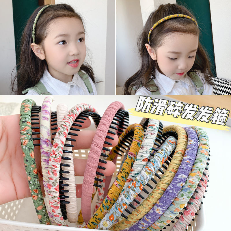 A cute Japanese and South Korean girl's hair band, a yellow and adorable children's princess, is sweet and doesn't hurt the head. It's a headband and headaccessory full figure