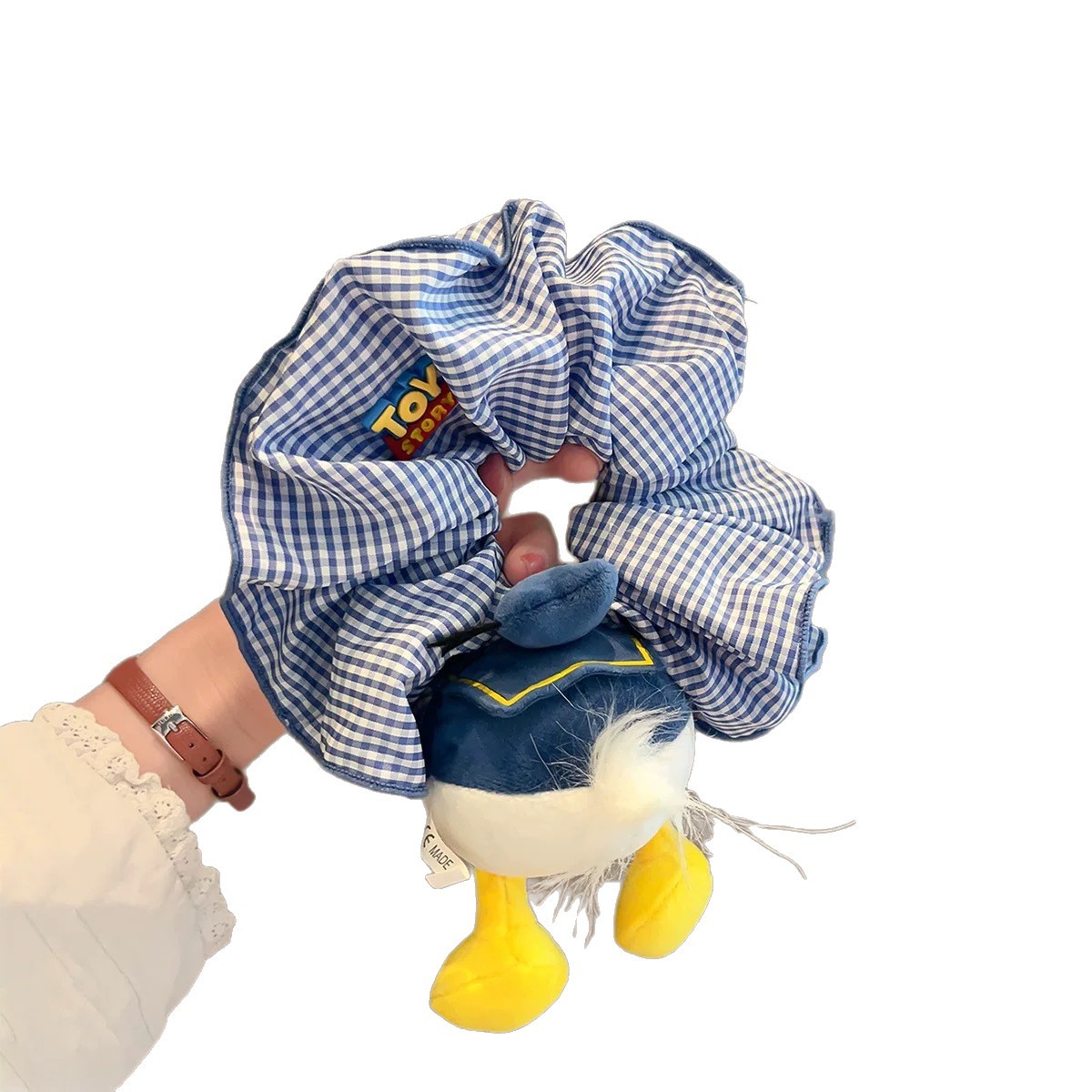 Mickey, Donald Duck, cute bottom, large intestine, hair band, high-end female style, flower headwear, bun hair, hair rope, flower hair accessory Item Picture