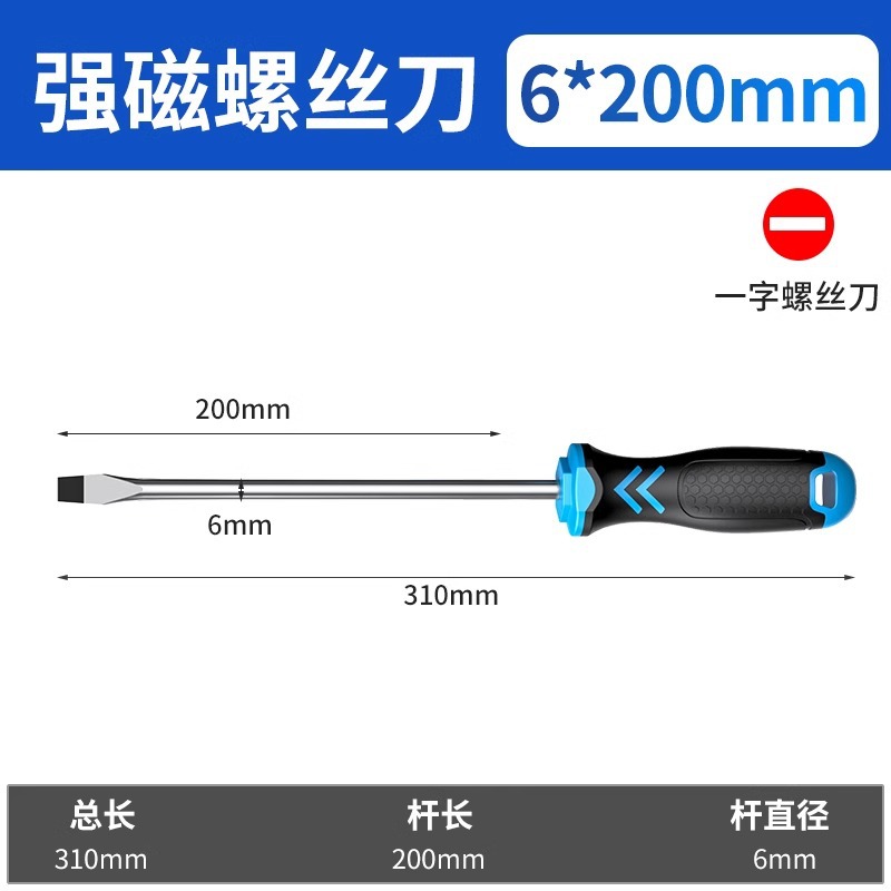 Screwdriver, cross-shaped, industrial-grade strong magnetic screwdriver tool set, super-hard screwdriver taper, small screwdriver complete set manufacturer undefined