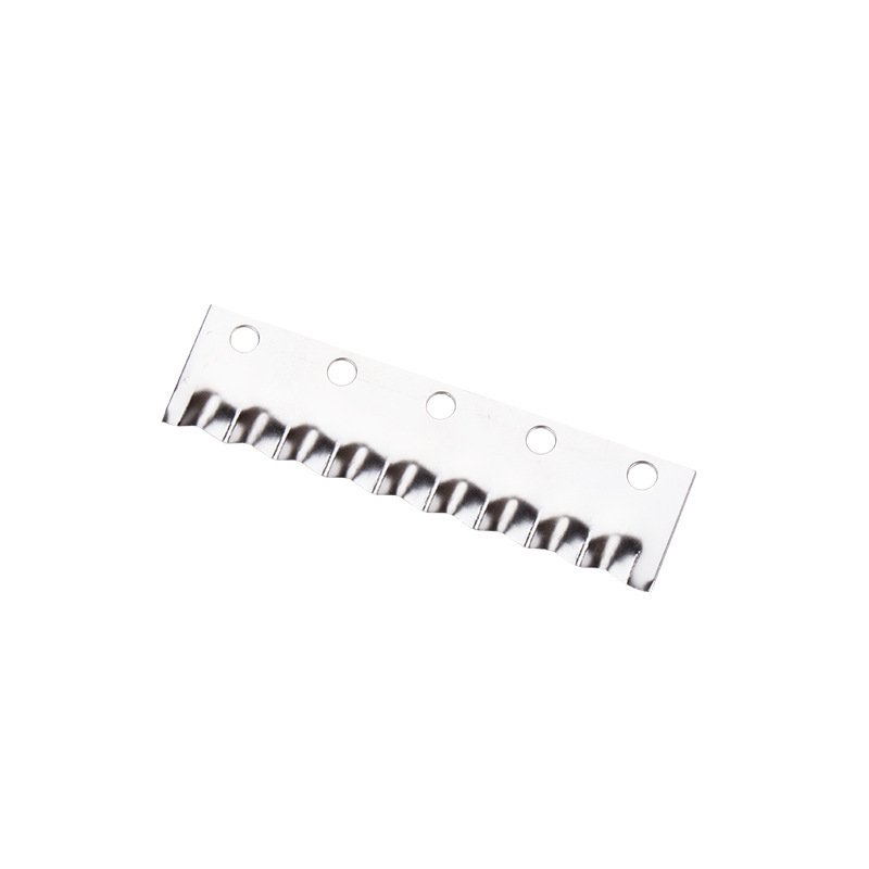 Wholesale stainless steel vegetable cutter blades with serrated waves, fruit and vegetable peeling blades, peeling, slicing and grilling blades Specification drawing