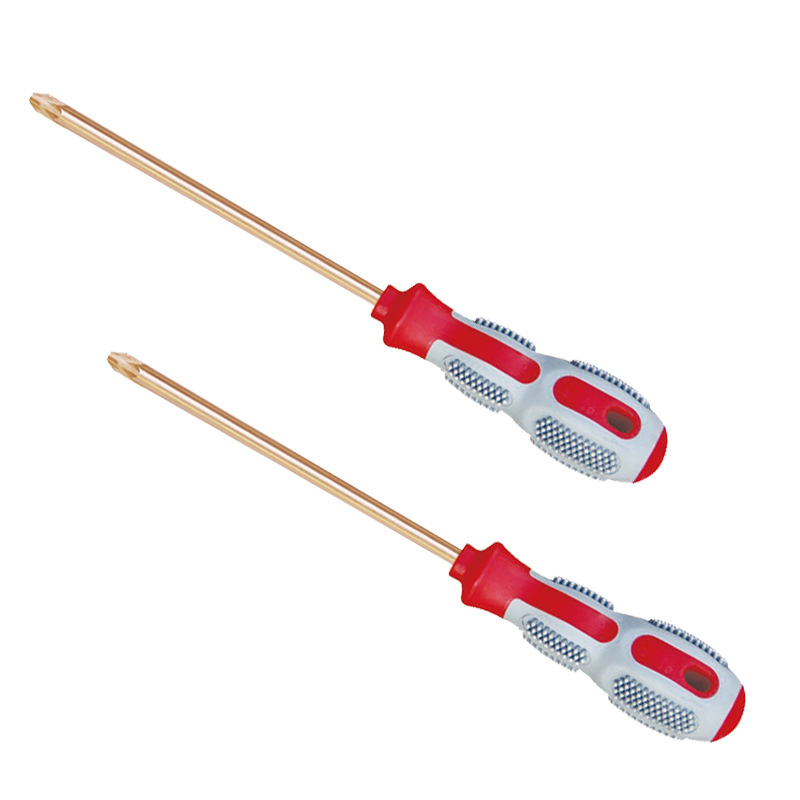 TOOLTIME Tutai explosion-proof cross-shaped screwdriver Explosion-proof non-magnetic non-spark cross-shaped screwdriver beryllium bronze Specification drawing