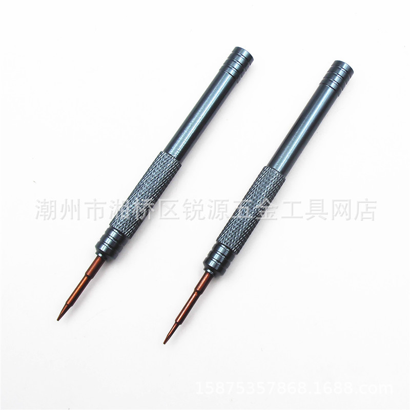 Aluminum screwdriver, mobile phone, glasses, screwdriver tool set, Apple 7, 0.6Y, 0.8 watch, cross screwdriver details Picture