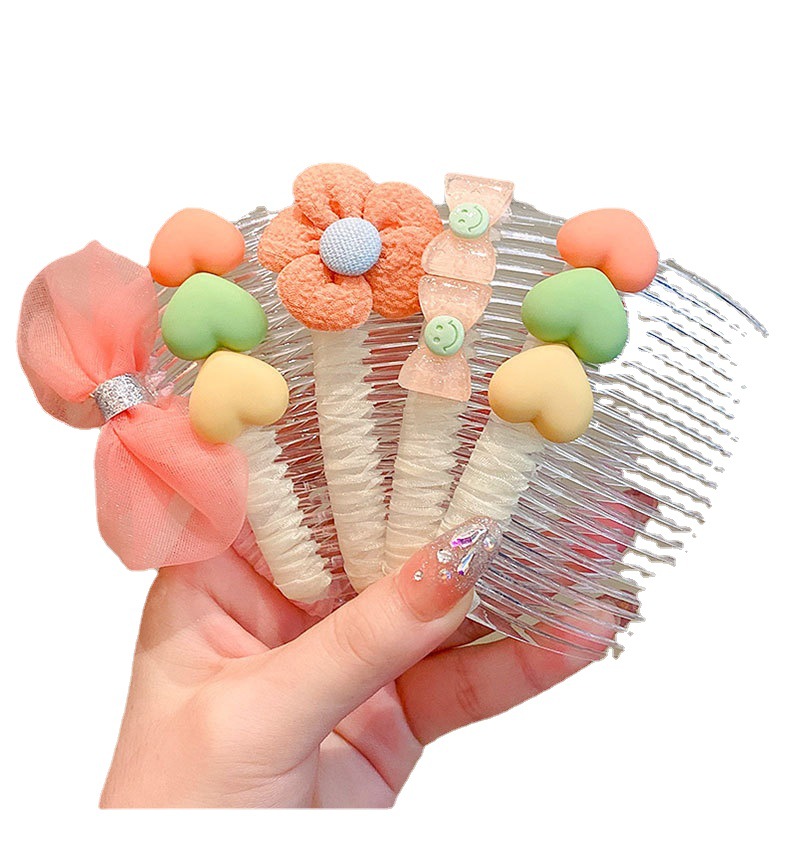 Hair clipping tool for girls: Hair clips for girls, headwear for girls, bangs for babies, hair clipping comb for summer Item Picture