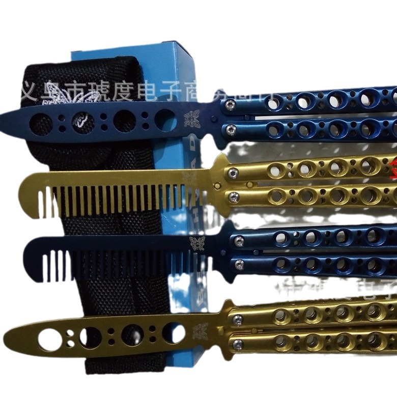 New butterfly knife swing practice tool with excellent hand feel (unsharpened) factory direct sales Item Picture