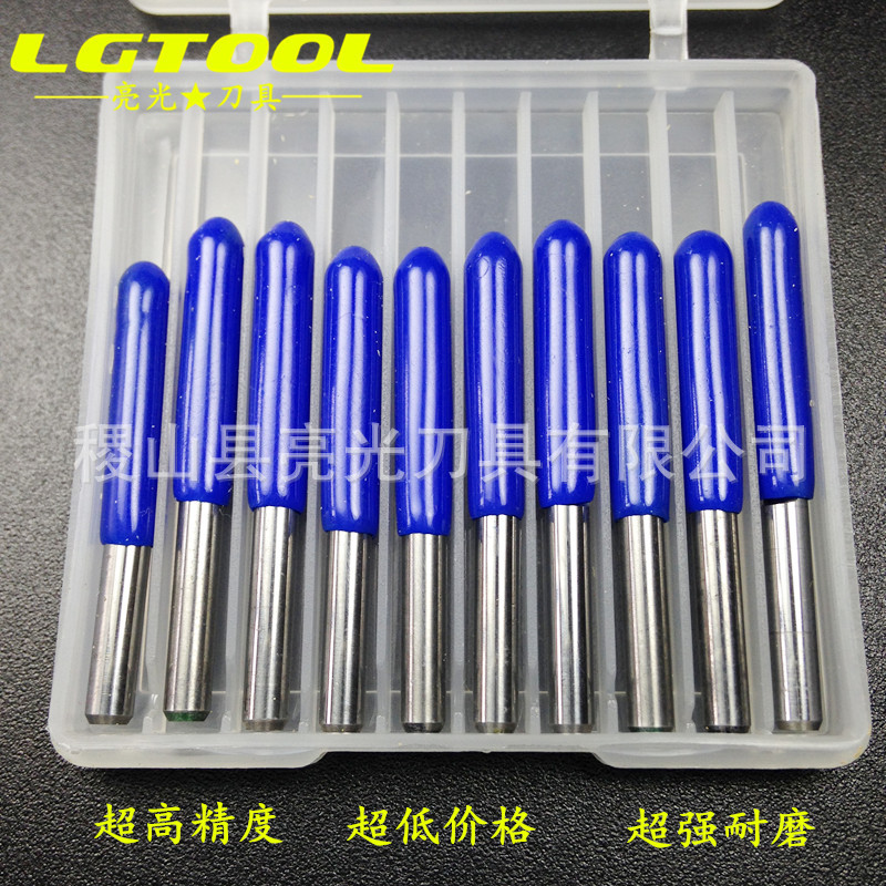 3.175 flat-bottomed pointed knife, computer engraving knife, half-cut tungsten steel knife, hard alloy knife, taper knife, woodworking tool Application Scenario