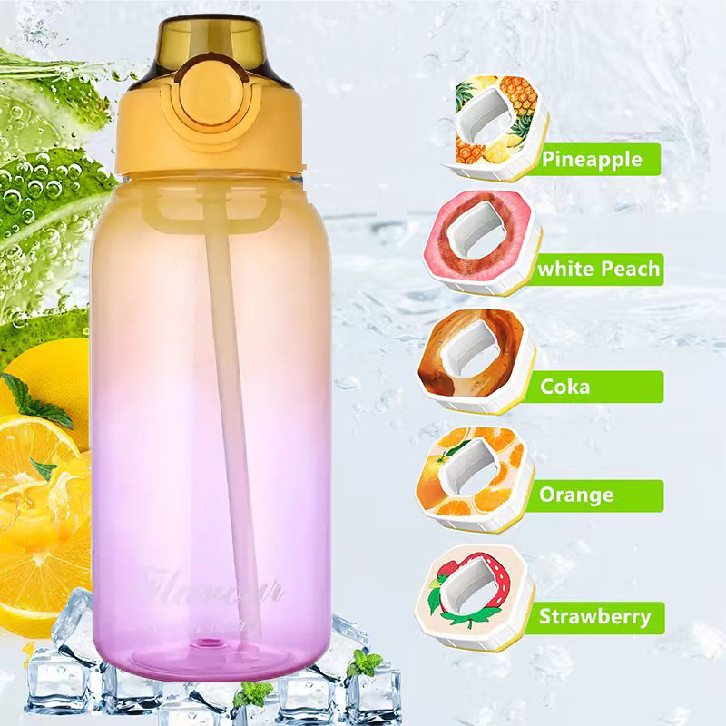 New Playful Cup, large-capacity summer sports scented cup, Playful water cup, straw plastic cup, cross-border bestseller for children details Picture