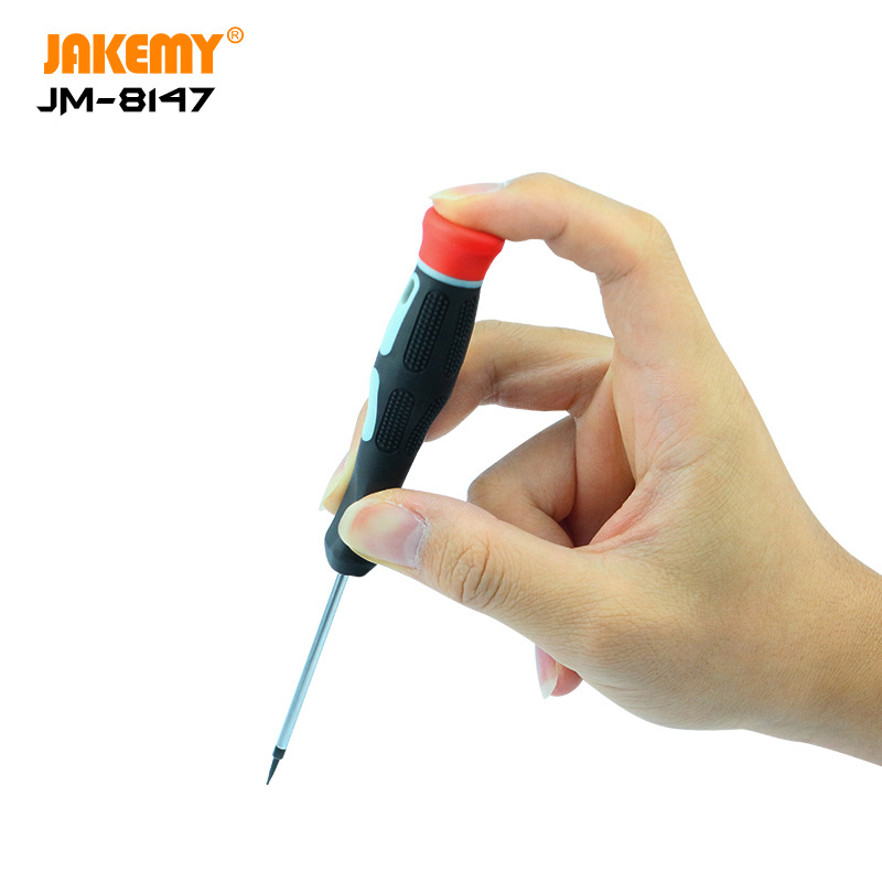 Cross-border JM-8147 screwdriver set, cross, straight, five-star T-type screwdriver set, S2 chrome-molybdenum steel Specification drawing