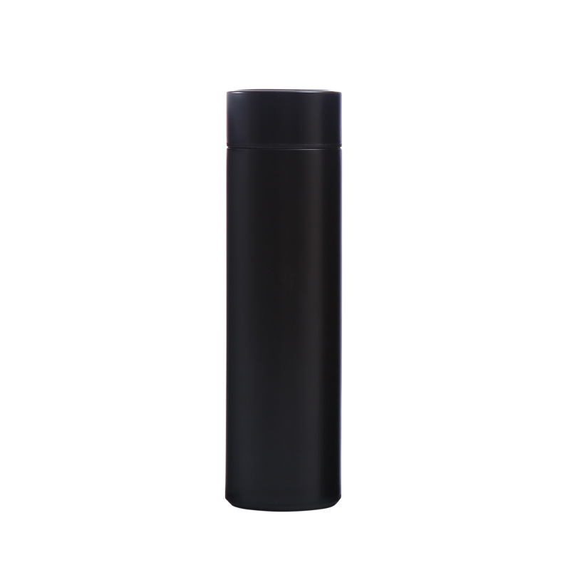 304 stainless steel smart insulated cup, double-layer vacuum touch temperature display cup, business men's and women's office straight gift cup Item Picture