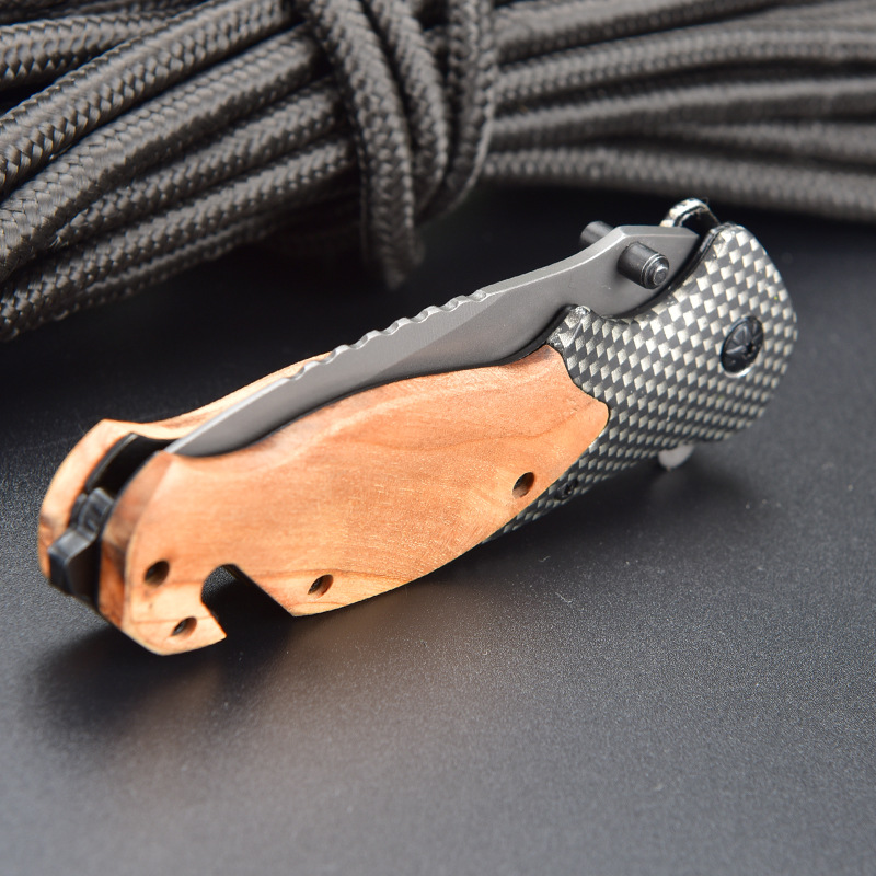 The manufacturer has a new X 50 folding knife in stock. It is a high-hardness outdoor camping survival knife and a portable multi-purpose folding knife Application Scenario