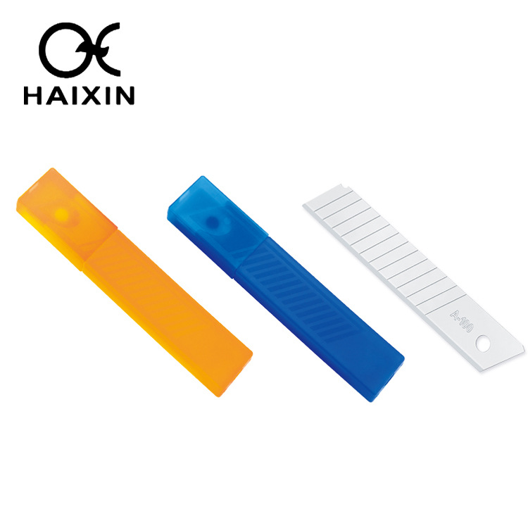 Hisense large 18mm utility knife blades, 10 pieces per box, paper cutting knife blades, office stationery supplies wholesale price full figure