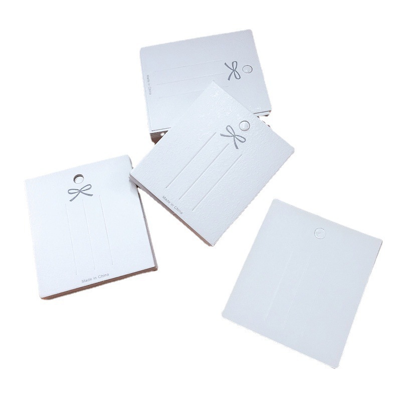 6*7 hair accessory card paper, adult and children's hair accessory paper card, bow hair clip card, accessory packaging bag card paper Item Picture