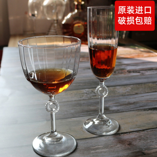 Pasha European wine glasses, red wine glasses, fashionable highball glasses, champagne glasses wholesale, and special sweet wine glasses for bars full figure