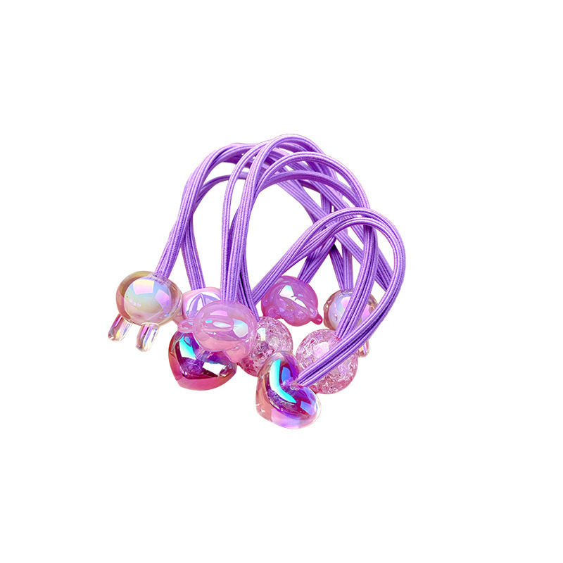 High elasticity of children's rubber bands that won't damage hair, long hair ties, cute baby hair bands, hair ties, rubber band headwear, hair accessories Item Picture