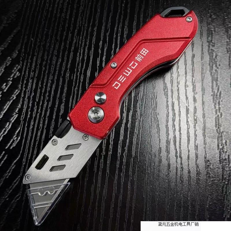 Wholesale coal mine cable stripping knives, electrician knives, wire stripping knives, horn hook knives, stainless steel folding knives, beautiful Item Picture